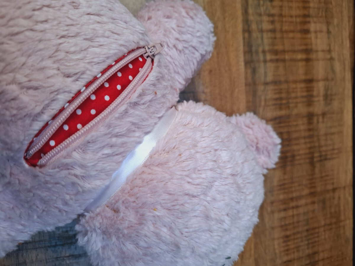 20240407_130405 Dhoortje verzwaringsknuffel licht roze-rood - Afbeelding 4