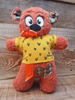 Dhoortje truitje okergeel hartjes - Afbeelding 2