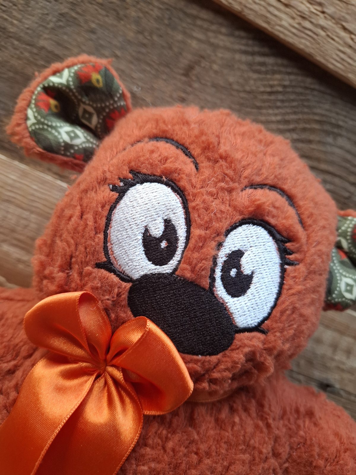 Dhoortje verzwaringsknuffel Steenrood - Afbeelding 2