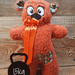 Dhoortje verzwaringsknuffel Steenrood