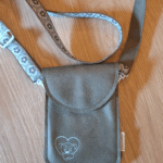 Groen lederlook tasje