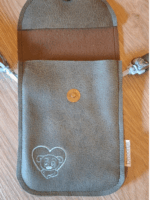 Groen lederlook tasje - Afbeelding 2