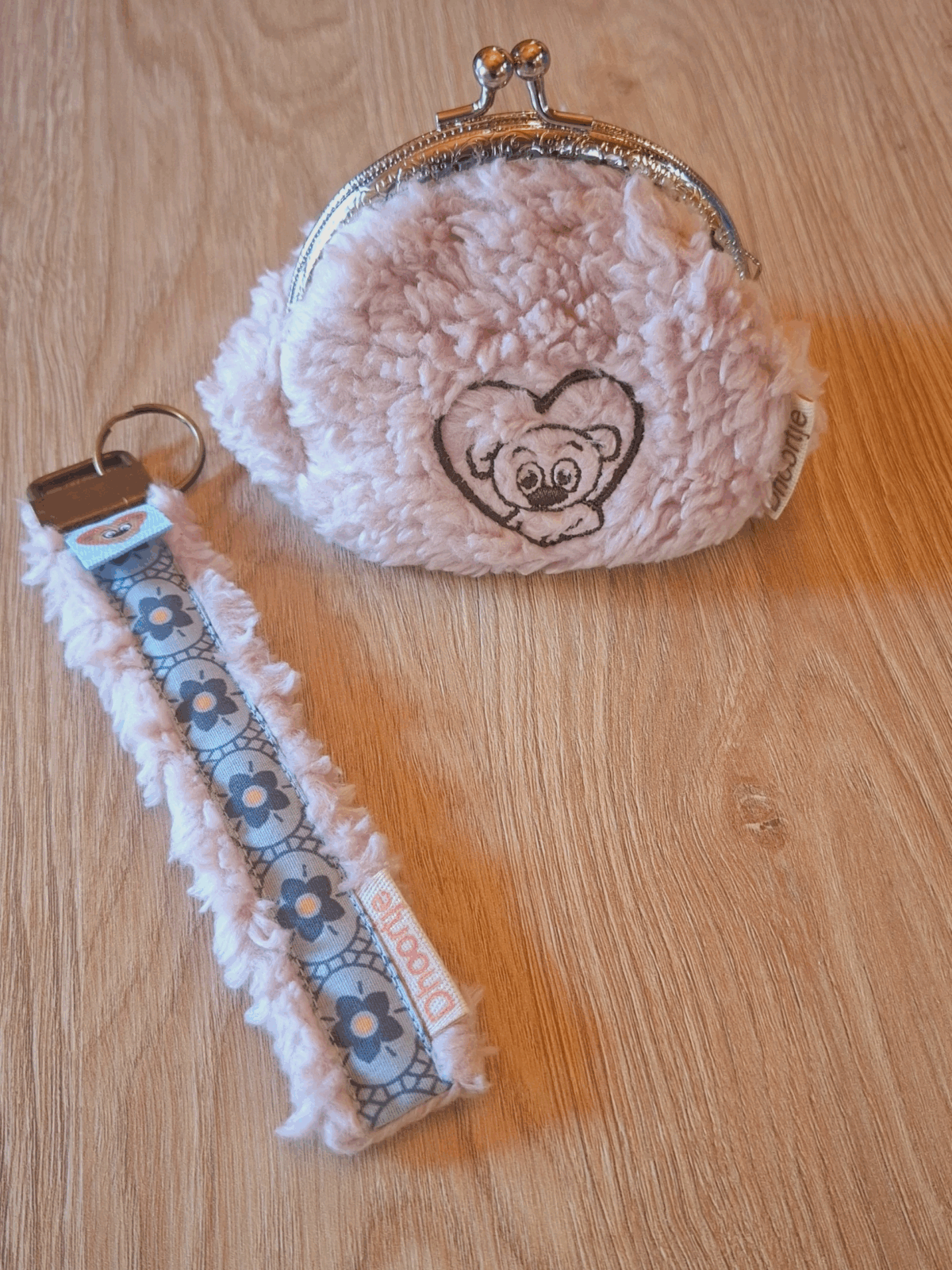 Sleutelhanger Roze teddy - Afbeelding 2