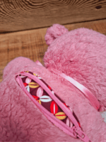 Dhoortje met hartslag oud-roze - Afbeelding 3