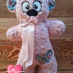 Dhoortje met hartslag roze