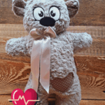 Dhoortje met hartslag Beige